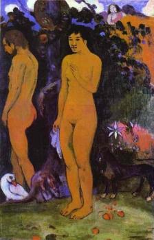 保羅 高更 Adam and Eve